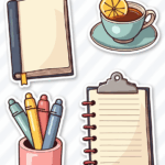 Journal Stickers - Sheet v54